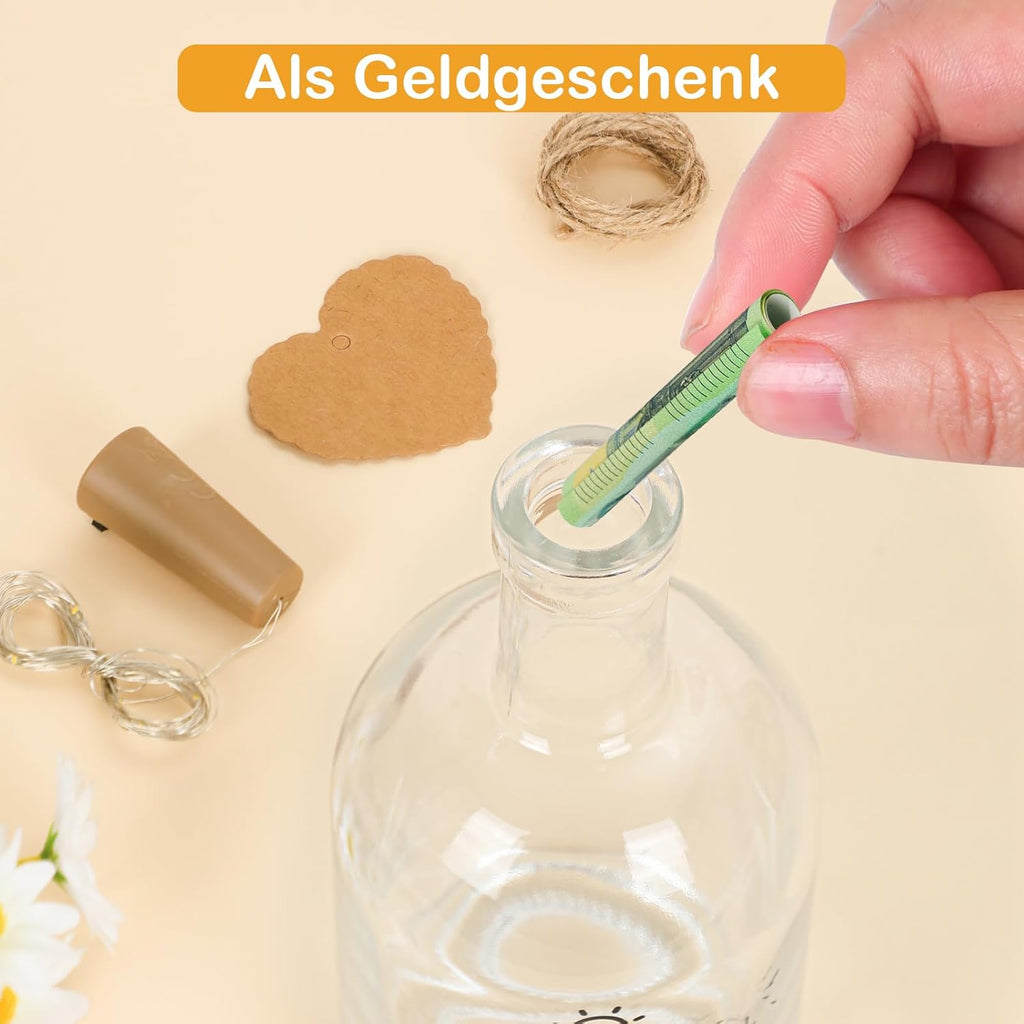 LED Flaschenlicht „Bin im Ruhestand"