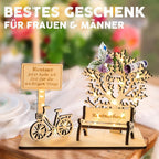 Personalisierbare Rentnerbank & Fahrrad Dekoration