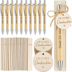 10/20/30 Sets Personalisierte Bambus-Kugelschreiber