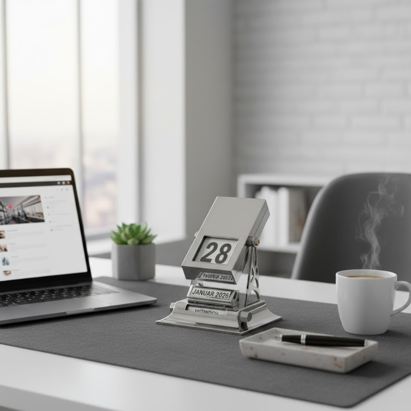 Ewiger Kalender aus Metall