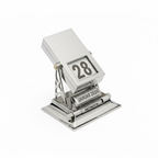 Ewiger Mechanik-Kalender aus Metall kaufen | Edles Büro-Accessoire