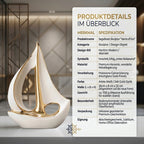 Skulptur Goldener Aufwind