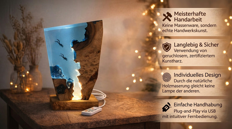 Warum diese Ozean-Resin-Lampe die perfekte Wahl ist