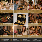 Edelstahl Besteckset 24-teilig in Geschenkbox Perfekt als Geschenk – für viele Anlässe gedacht