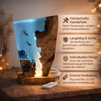 Vorteile der Epoxidharz Ozean Lampe mit LED Beleuchtung