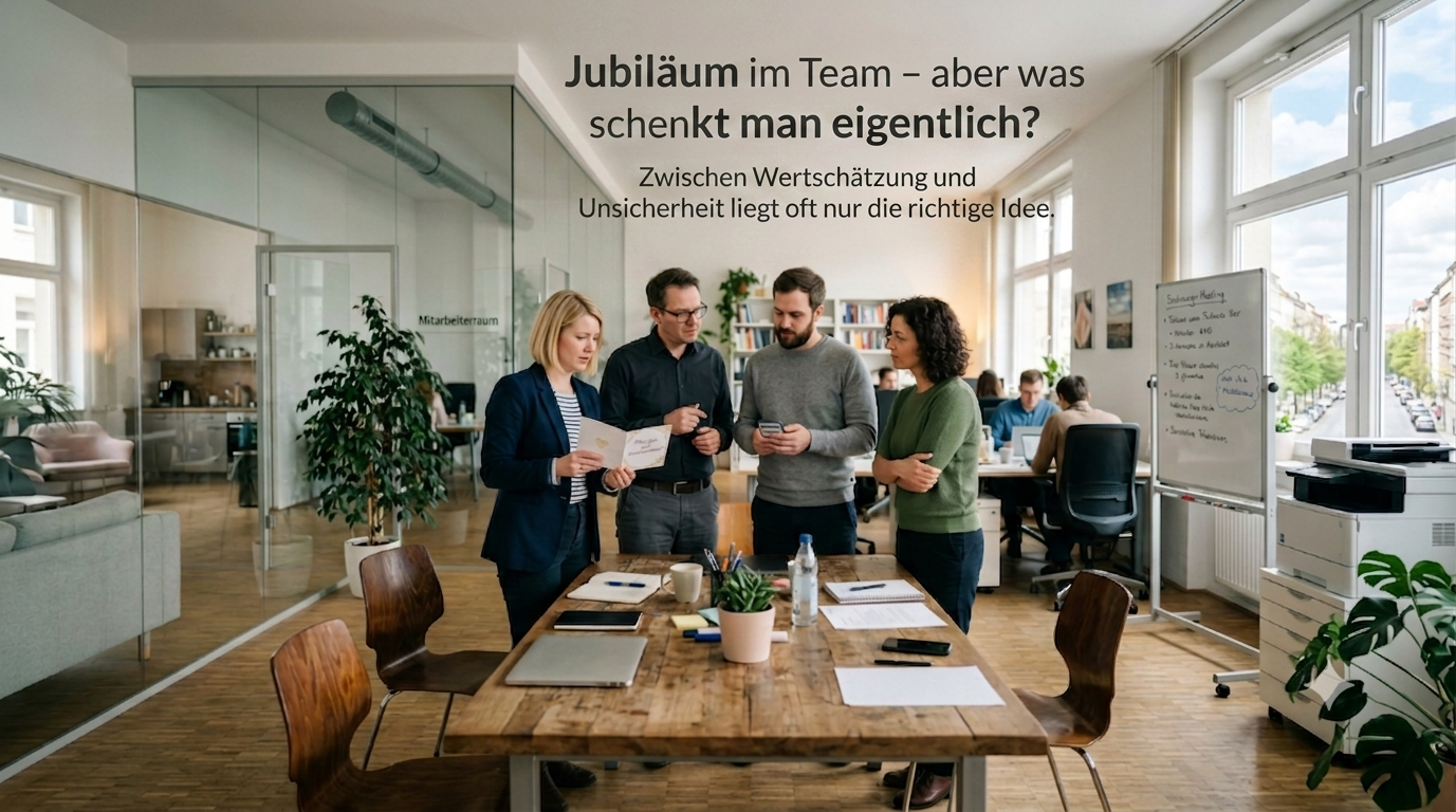 Was schenkt man zum Jubiläum, wenn man nichts falsch machen möchte?