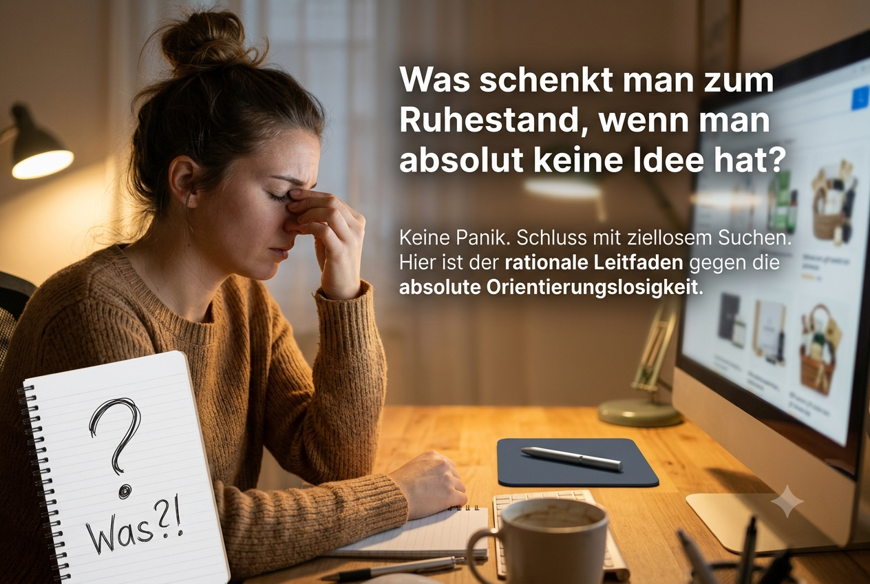 Was schenkt man zum Ruhestand, wenn man absolut keine Idee hat