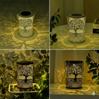 Nachhaltige Eleganz für Ihren Garten: Solarenergie im kunstvollen Lebensbaum-Gewand aus robustem Metall