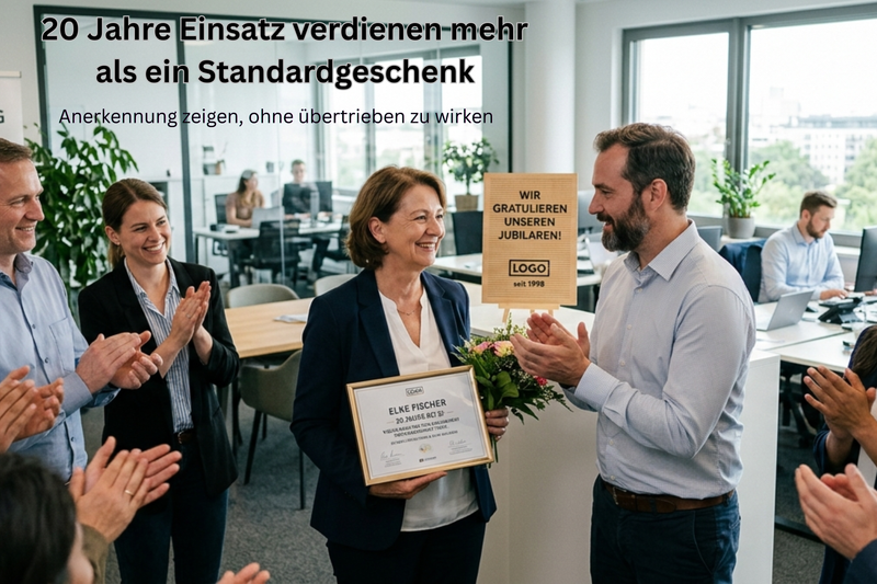 Dienstjubiläum: Wie würdigt man viele Jahre Engagement angemessen?