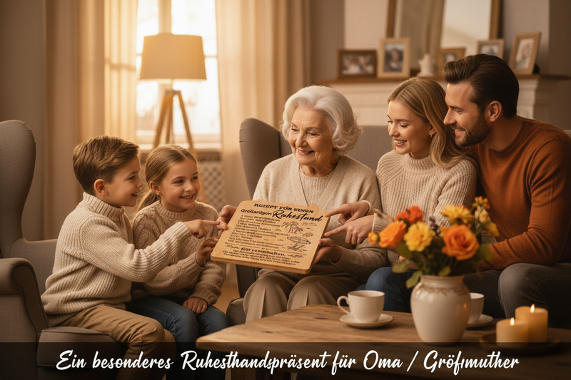 Ein besonderes Ruhestandspräsent für Oma / Großmutter