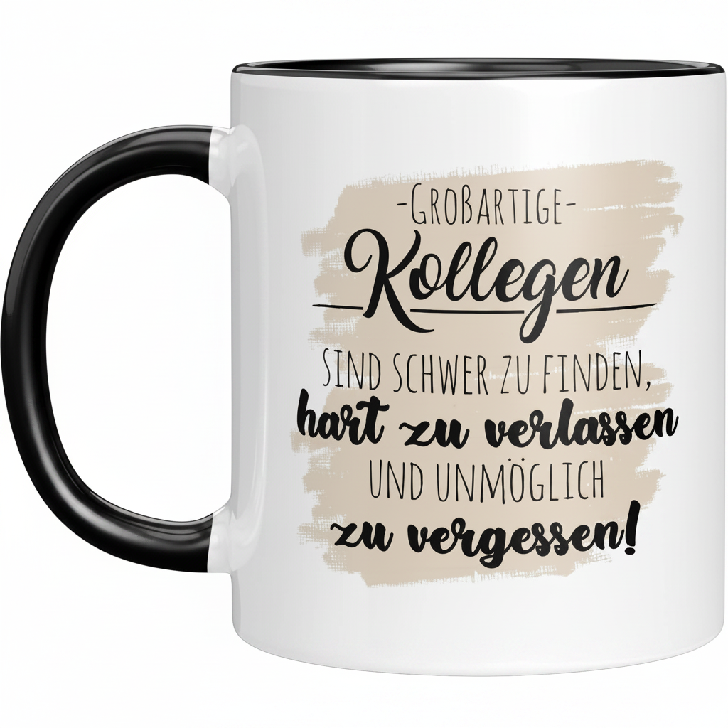 Design-Kaffeetasse „Großartige Kollegen“