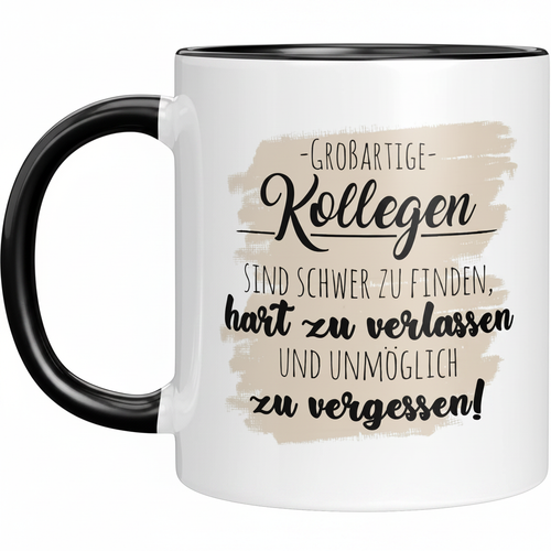 Design-Kaffeetasse „Großartige Kollegen“