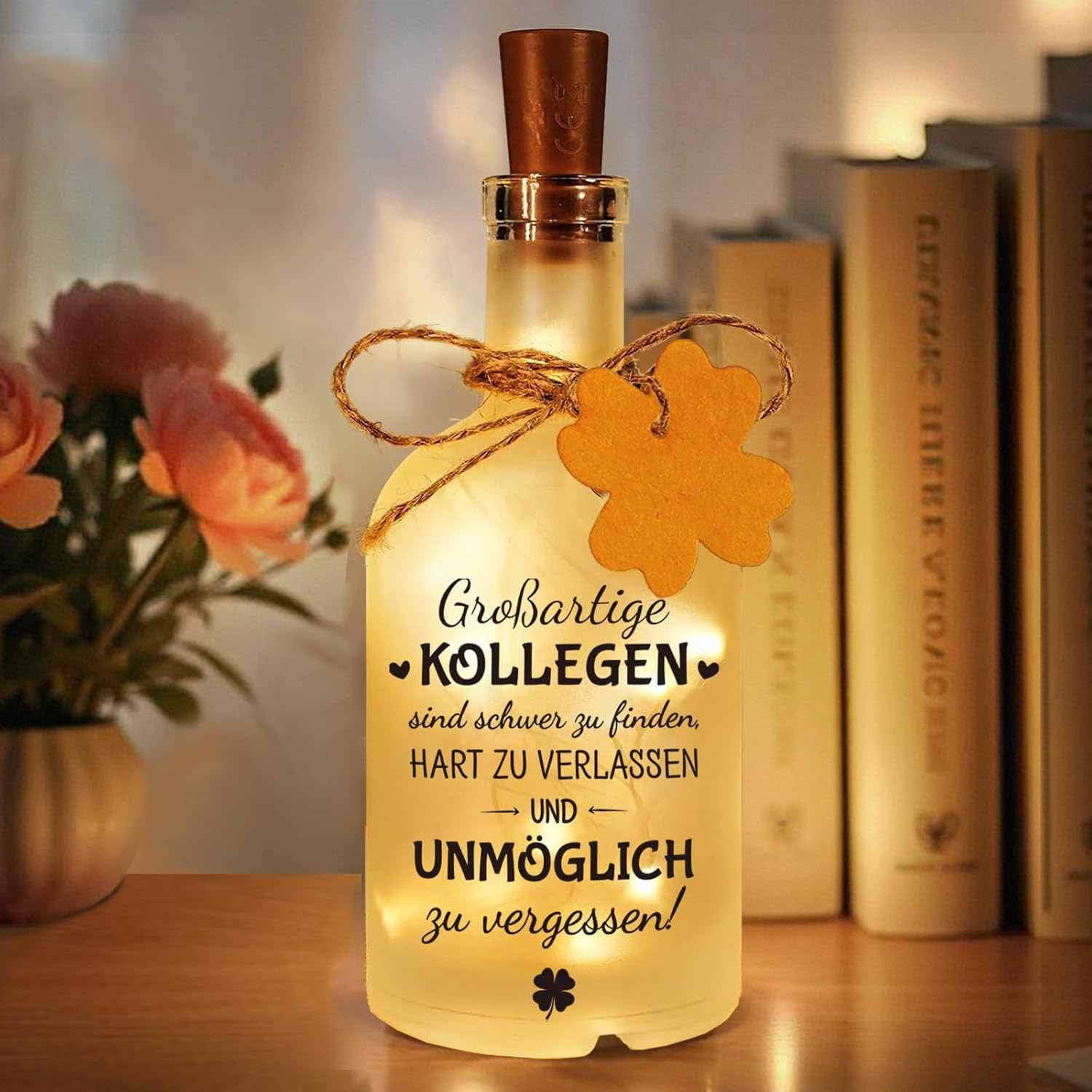 LED-Flaschenlicht „Großartige Kollegen“