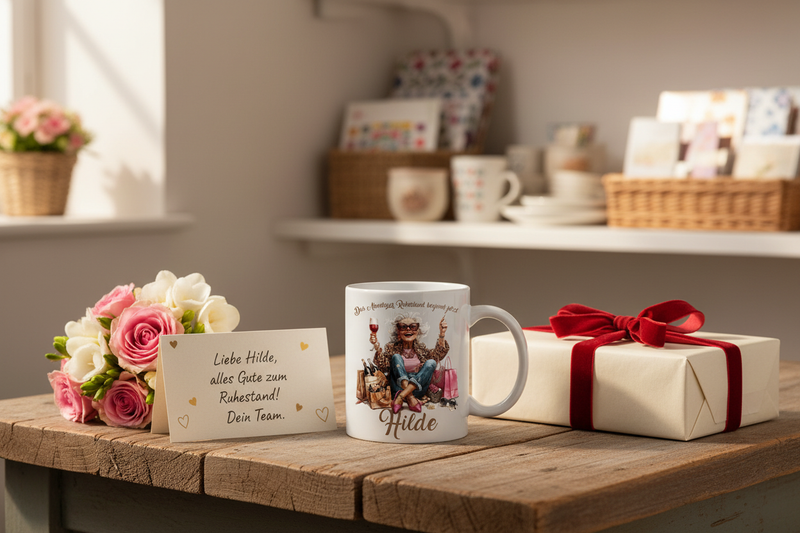 Suchen Sie ein persönliches Abschiedsgeschenk für eine Kollegin, Freundin oder Familienmitglied, das von Herzen kommt?