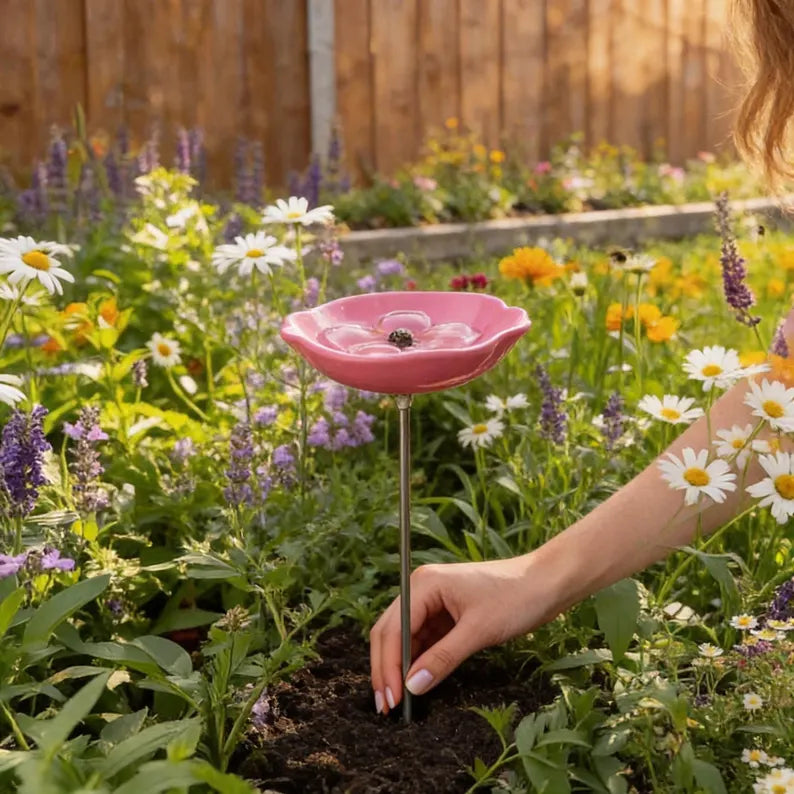 Bienentränke Gartenstecker